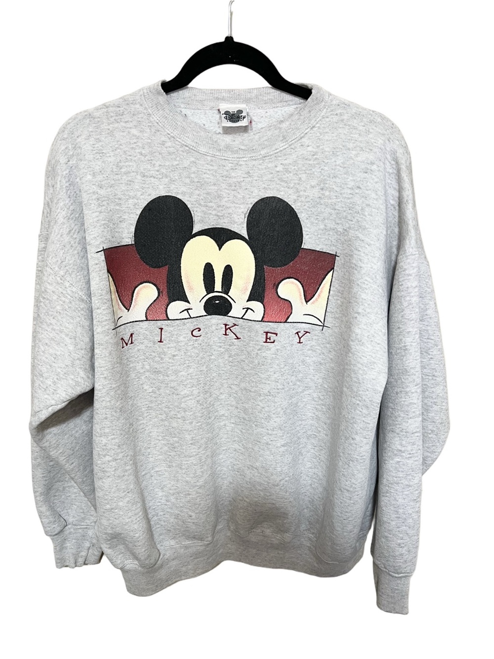 Vintage 90’s The Disney Catalog XL Mickey Graphic Sweatshirt Gray Unisex Retro